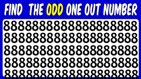 20th odd number|odd one out numbers.